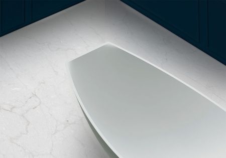 Ванна из искусственного камня Abber Stein AS9610 180х80 отдельностоящая прямоугольная с ножками