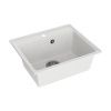 Кухонная мойка Maretti Kitchen 490 KT490-WH 50х40 цвет белый поверхность матовая