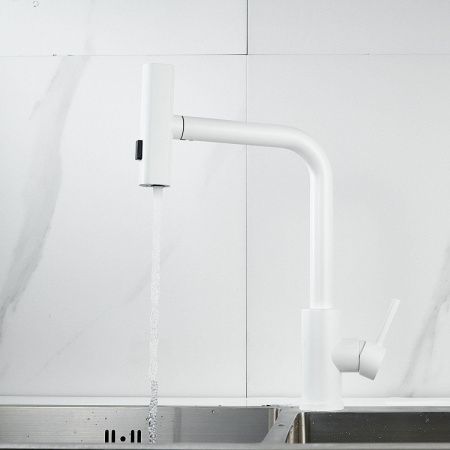 Смеситель для кухни Raffine F203C на мойку белый