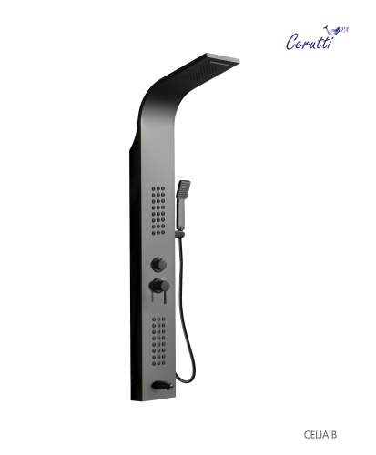 Душевая панель Cerutti SPA CT10401 прямоугольная настенная - фото 2