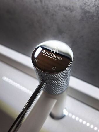 Смеситель AltroBagno Intento AltroBagnoIntento0132MW на раковину белый