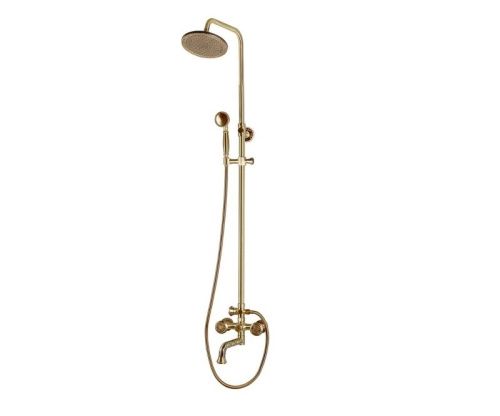 Душевая стойка Bronze de Luxe 10121PR настенная цвет бронза - фото 2