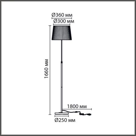 Торшер Lumion Tune (Туне) 8302/1F