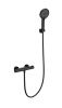Смеситель для душа Wonzon & Woghand Inn WW-B2012-A-MB настенный черный с термостатом