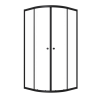 Душевой уголок Тритон Альфа-Блэк Щ0000054224 90х90 стекло прозрачное профиль черный без поддона