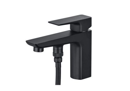 Смеситель Aquatek ВЕГА AQ1044MB на борт ванны черный