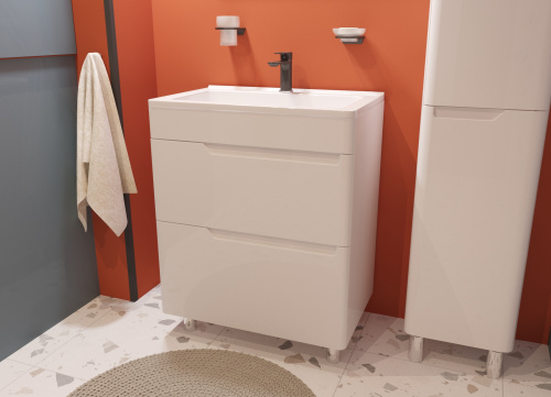 Тумба с раковиной Эстет Kare Luxe ФР-00007071 напольный - фото 4
