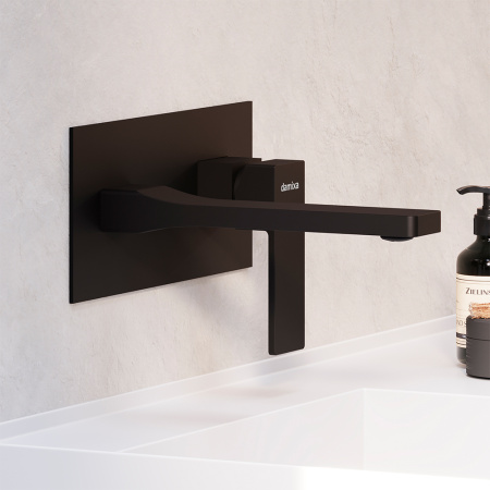 Смеситель Damixa Gala 530260300 встраиваемый в стену черный