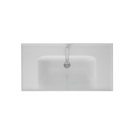 Раковина керамическая Dreja Grace 641617 90х50 подвесная цвет белый 1 отверстие под смеситель