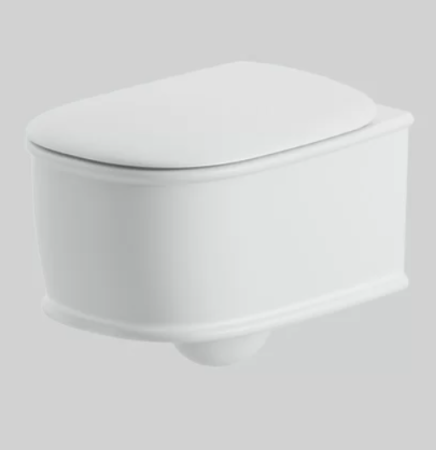 Чаша унитаза подвесная Artceram Atelier ATV001 03 00 цвет черный без сиденья безободковая