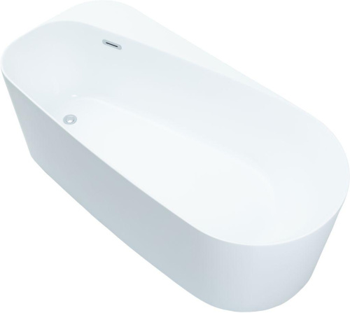 Ванна акриловая Allen Brau Priority 2.31001.21 170х80 отдельностоящая/пристенная овальная - фото 2