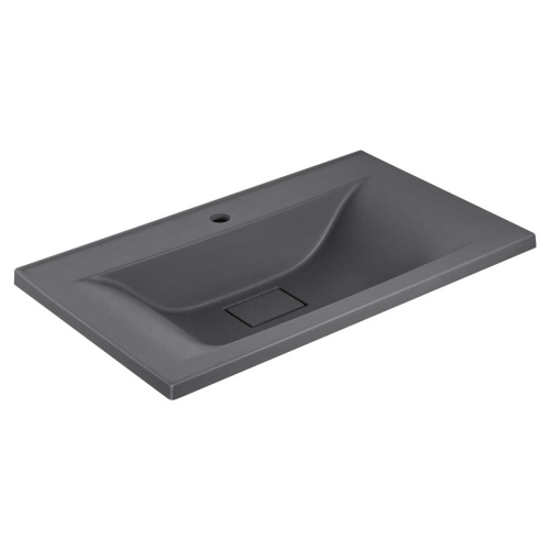 Раковина Vincea 80 см VCB-3M800G встраиваемая цвет серый матовый