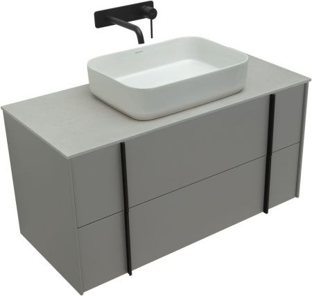 Тумба под раковину Allen Brau Reality 1.32007.PGM 100х50 подвесная цвет серый