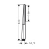 Душевая лейка Hansgrohe Rainfinity 26866140 цвет бронза