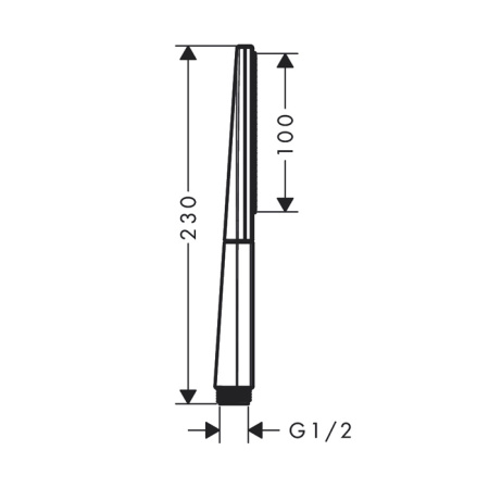 Душевая лейка Hansgrohe Rainfinity 26866140 цвет бронза