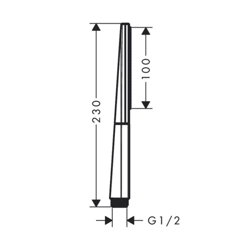 Душевая лейка Hansgrohe Rainfinity 26866140 цвет бронза - фото 2