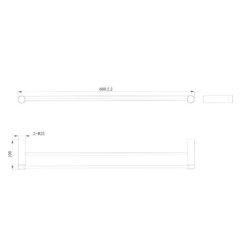 Полотенцедержатель Raiber RPG-80002 - фото 3