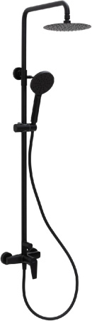 Душевая стойка Allen Brau Eclipse 5.E1006-31 настенная цвет черный