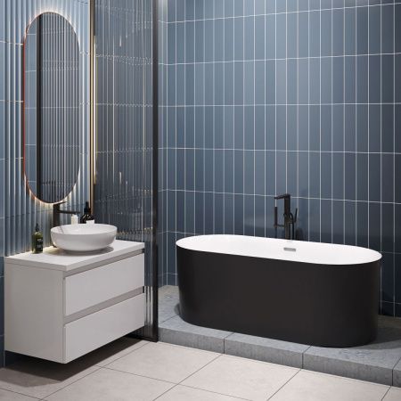 Ванна акриловая Wellsee Chalice Perfection 230603000 170х75 отдельностоящая овальная с ножками