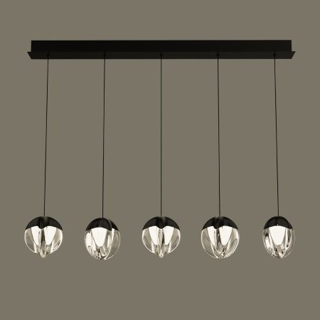 Светильник подвесной Delight Collection MD24001033-5B black/clear