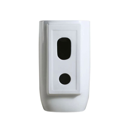 Раковина из сантехнического фарфора Vincea VBS-2P202 50х46 напольная цвет белый 1 отверстие под смеситель