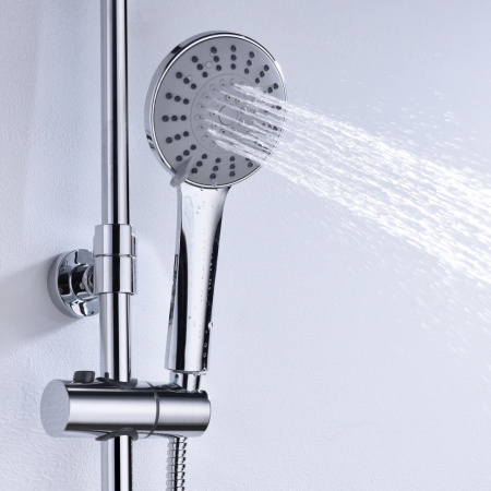 Душевая стойка WasserKRAFT A16601 настенная цвет хром