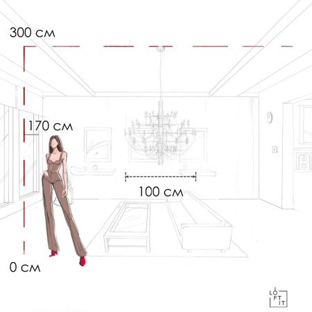 Люстра подвесная Loft It Gino 10196/1000 White