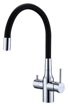 Смеситель для кухни Paulmark SALIX Sa213419-CR на мойку хром