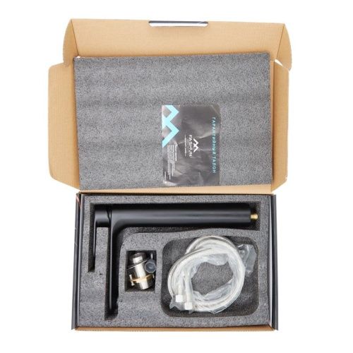 Смеситель для раковины Fashun A5185-7 на столешницу черный - фото 4