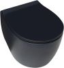 Чаша унитаза подвесная Allen Brau Fantasy 4.11004.31 цвет черный без сиденья безободковая каскадный смыв