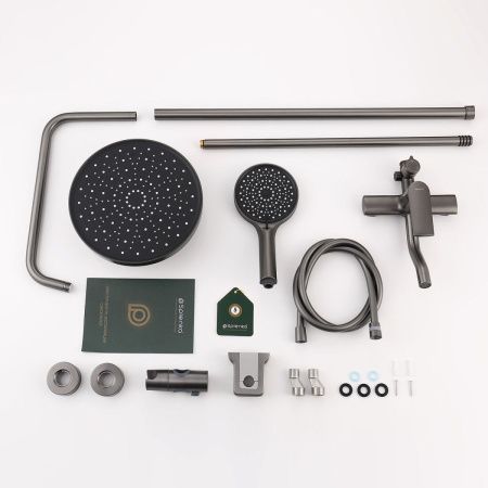 Душевая стойка Splenka S50.24.09 настенная цвет серый