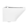Унитаз подвесной BelBagno SELA BB3201CHR/BB3201SC белый с сиденьем микролифт безободковый каскадный смыв