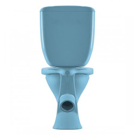Унитаз-компакт напольный с бачком Santeri Воротынский 1P4017S0600BF голубой с сиденьем каскадный смыв