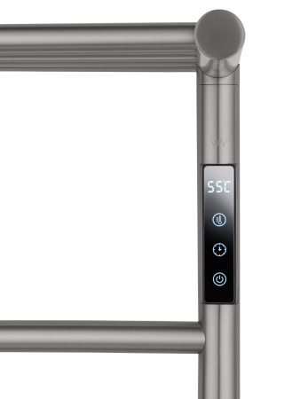 Полотенцесушитель электрический Wonzon & Woghand Bonn WW-AL402-BR 50х50 никель