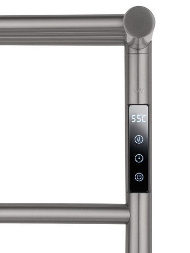 Полотенцесушитель электрический Wonzon & Woghand Bonn WW-AL402-BR 50х50 никель - фото 3