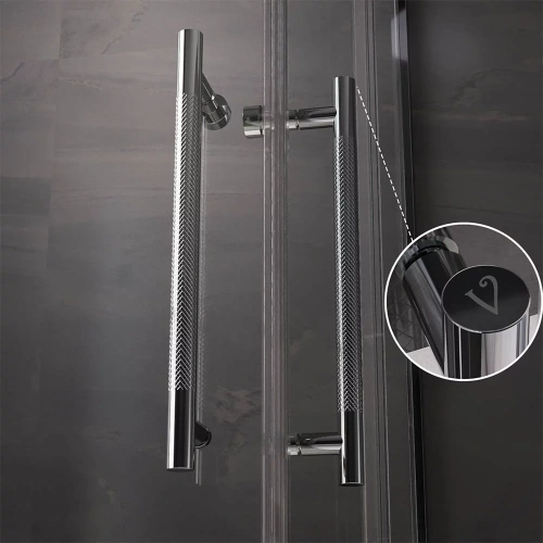 Душевой уголок Veconi Premium Trento PTC20-CH-9090-01-C4 90х90 стекло прозрачное профиль хром глянцевый - фото 2