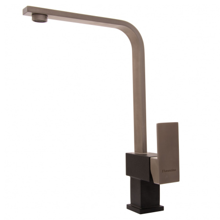 Смеситель для кухни Florentina Сильвер 313.15H.1123.302 на раковину антрацит