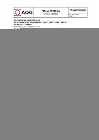 Гигиенический душ со смесителем AQG 34ARE0010120 хром