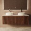 Тумба с раковиной ArtDecco Camilla (Камилла) ACM12W22D300 120х50 подвесная цвет коричневый