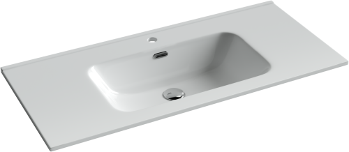 Раковина Ceramica Nova ELEMENT 101 см CN7003 накладная цвет белый - фото 2