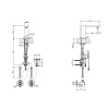 Смеситель Gessi Rettangolo 30501#299 на раковину черный