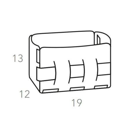 Корзина ADJ Mini Bottega 1012.04.TS30