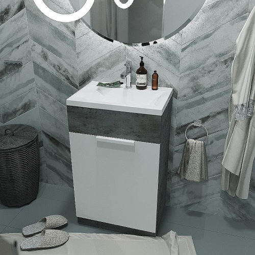 Тумба с раковиной 1MarKa Revo У99086 50х35х85 - фото 3