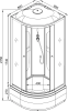 Душевая кабина AvaCan L780GM+EL 80х80 четверть круга с крышей ориентация универсальная