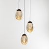 Светильник подвесной Delight Collection MD25090022-3A matt black/champagne