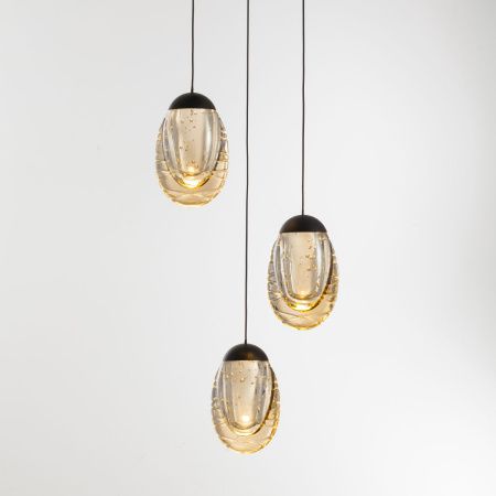 Светильник подвесной Delight Collection MD25090022-3A matt black/champagne
