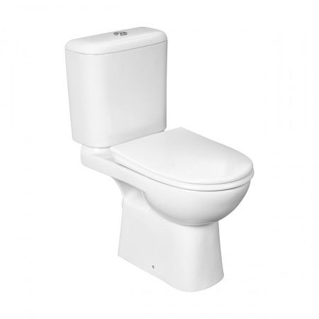 Унитаз-компакт напольный с бачком Roca Access 734P23800Y белый с сиденьем микролифт каскадный смыв