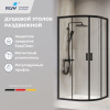 Душевой уголок RGW Passage (Пассаж) 03085299-14 90х90 стекло прозрачное профиль черный без поддона