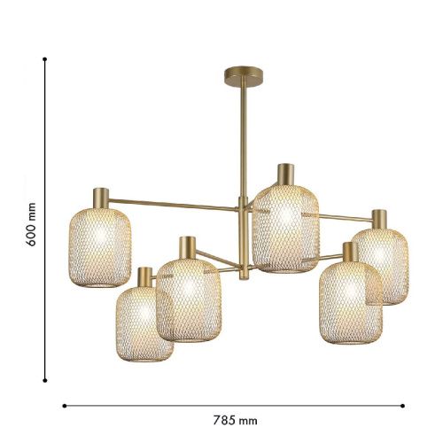 Люстра на штанге F-Promo Tokri (Токри) 4603-6C - фото 3