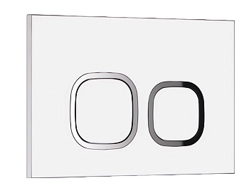 Клавиша смыва механическая Cerutti SPA CR01WH цвет белый